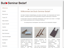 Tablet Screenshot of kobudo-shop.de